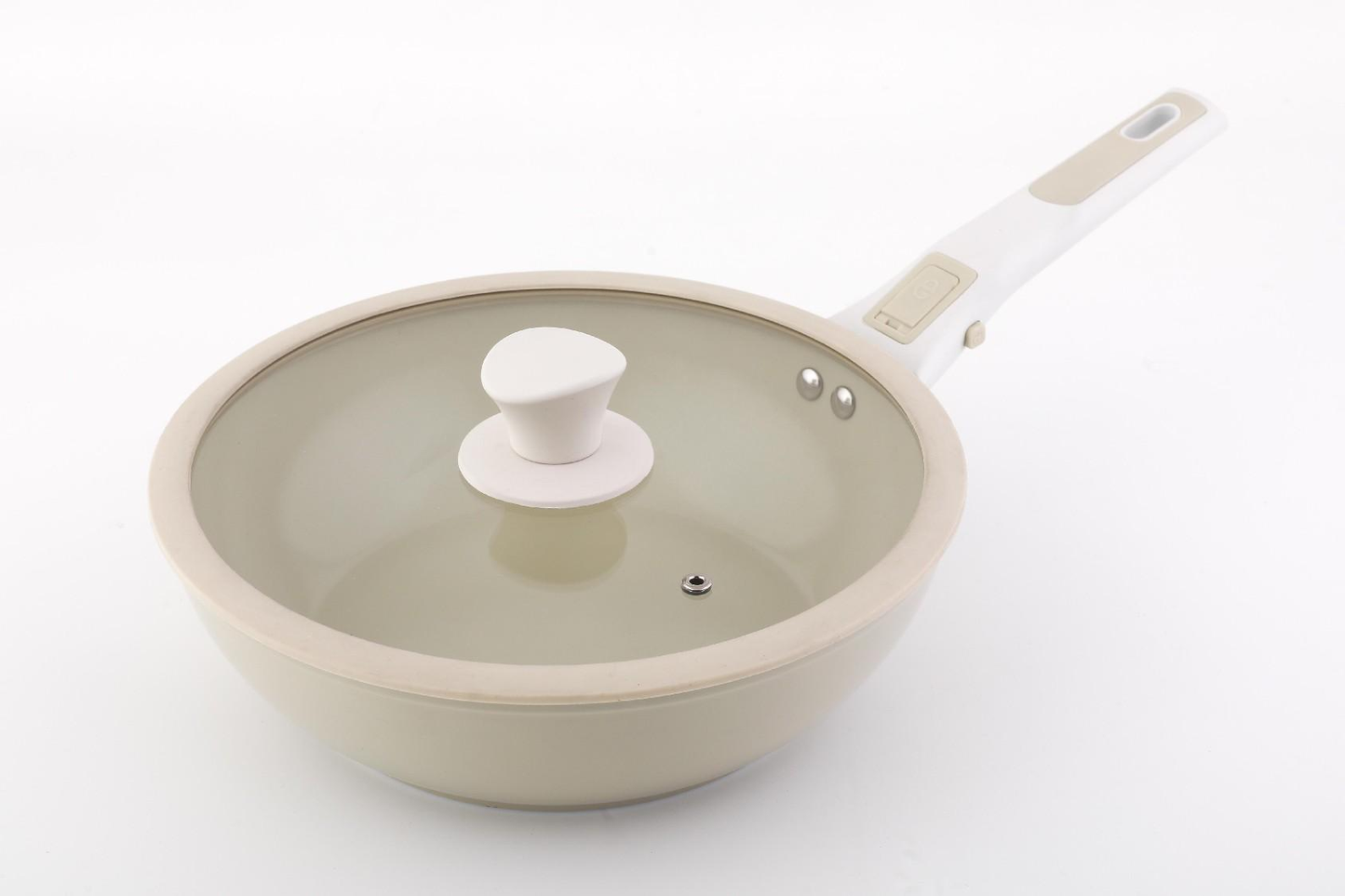 6PCS Stackable Aluminum Cookware Set with Detachable Handles