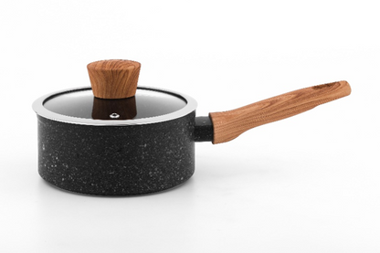 4PCS Aluminum Cookware Set with Non Stick Granite